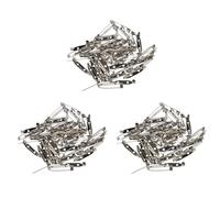 MVOSJFIE 150pcs Brooch Bar Pins Findings 32mm