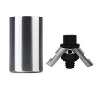 MVOSJFIE 1Pcs Insulated Wine Cooler Bucket with Wine Aerator & 1Pcs Stainless Steel Champagne Stopper with Pump