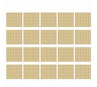 MVOSJFIE 2000Pcs M3 Thread Knurled Brass Threaded Heat Set Heat Insert Embedment Nut,M3X5X4,for 3D Printer 2.4