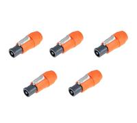 MVOSJFIE 20A 3 Core Waterproof Flame Retardant LED Display Aviation Power Plug Stage Lighting Beam Light Power Socket Head, Easy Install Easy to Use C