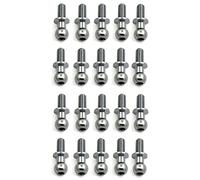 MVOSJFIE 20Pcs M3 Metal Hex Ball Head Screws for TT01 TT02 D5 1/10 RC Drift Car Spare Parts Universal,Silver