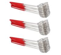 MVOSJFIE 24 Pieces Stainless Steel Spider Strainer Spoon Small Wire Skimmer Colander for Hot Pot, Tortellini and Meatball