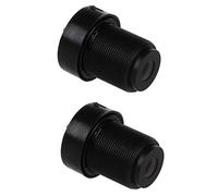 MVOSJFIE 2X 1/3 CCTV 2.8mm Lens Black for CCD Security Box Camera