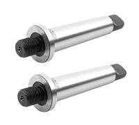 MVOSJFIE 2X 2Mt Shank to 1/2 Inch -20 Threaded Drill Chuck Arbor Hardened Morse Taper Mt2 Adapter