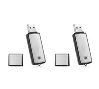 MVOSJFIE 2X 32G USB Voice Recorder USB Flash Drive Rechargeable Digital Voice Audio Recorder for PC Meeting Interview Recording