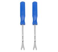MVOSJFIE 2X Car Door Interior Trim Clip Panel Upholstery Fastener Clip Remover Tool Screwdriver Nail Puller 4 Inch Blue