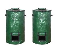 MVOSJFIE 2X Compost Bin Bag, Fermentation Sealable Compost Bucket Garden Leaf Waste Compost Bag