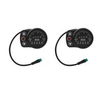 MVOSJFIE 2X KT-900S E-Bike LED Display Meter Waterproof Connector Display Code Table Universal 24V/36V/48V