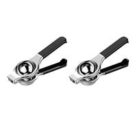 MVOSJFIE 2X Lemon Squeezer - New Stainless Steel Manual Lemon Juicer, Lemon Squeezer Silicone Handle