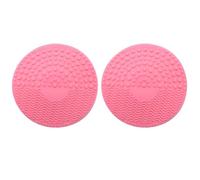 MVOSJFIE 2X Makeup Brush Cleansing Pad Palette Brush Cleaner Cleaning Mat Washing Scrubber Pad Cosmetic Make Up Cleaner Tools