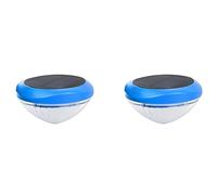 MVOSJFIE 2X Solar Floating Pool LED Lights,Waterproof RGB Color Changing Pool Lights,Pool Accessories for Pool,Pond,Spa,Hot Tub
