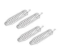 MVOSJFIE 2X Spiral Birds Feeder, Treat Fruit Holder for Parrot - Stainless Steel