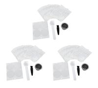 MVOSJFIE 3 Pods 300 Seals Stainless Steel Refillable Coffee Capsule Reusable for Machine Coffee Filter