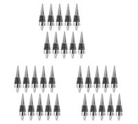 MVOSJFIE 30 Pcs Thread Wine Bottles Metal Stoppers Set,Blank Bottles Stopper Gifts for Wedding Wine Party