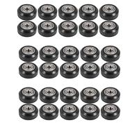 MVOSJFIE 30Pcs Big Plastic Pulley Wheel with Bearing Idler Pulley Gear for 3D Printer