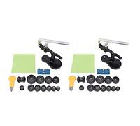 MVOSJFIE 32Pcs Watch Tool with Watch Battery Replacement Tool Kit and Fitting Dies
