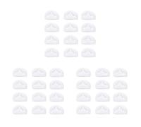 MVOSJFIE 36Pcs Classical Guitar Rollers String Trees Retainer Guides Guitar String Locks Nut Block Clamp, White
