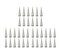 MVOSJFIE 36Pcs Large Size Baking Cones Stainless Steel Roll Horn Forms Conical Danish Pastry Cones Moulds