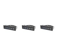 MVOSJFIE 3pcs 5.25 Inch Usb3.1 Gen2 Front Panel Usb Hub 2 Ports Usb3.0+2 Ports Usb2.0+1 Port Type-C with Type-E Connector