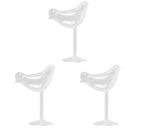 MVOSJFIE 3X,150Ml Bird Shape Cocktail Goblet Glass Personality Molecular Smoked Modelling Glass Fantasy Wine Goblet