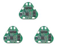 MVOSJFIE 3X 3S 12V 18650 Lithium Battery Protection Board 11.1V 12.6V Overcharge Over-Discharge Protect 8A 3 Cell Pack Li-Ion