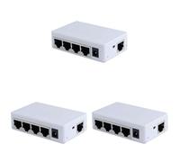 MVOSJFIE 3X 4 Port POE Extender 100Mbps 1 in 4 Out 250 Meters Network Switch Repeater IEEE802.3af/At for PoE Switch NVR IP Camera