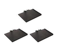 MVOSJFIE 3X Microphone Stand Tray Mount Clamp on Rod Holders, Microphone Stand Desk with 24X17.5cm (Stand NOT Included)