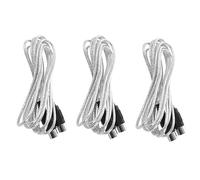 MVOSJFIE 3X Newest 3 Meter 10Ft MIDI Extension Cable 5 Pin Plug Male to Male Connector Silver