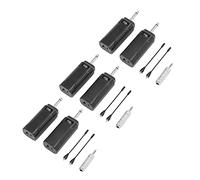 MVOSJFIE 3X Portable Wireless Audio Guitar Transmitter Receiver System for Electric Guitar Bass Electric Violin Instrument