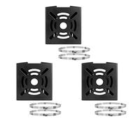 MVOSJFIE 3X Universal Vertical Pole Mount Camera Bracket Wall Mounting Bracket for CCTV Security Camera PTZ Dome (A)