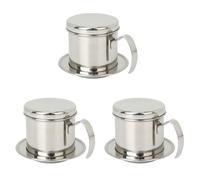 MVOSJFIE 3X Vietnamese Drip Coffee Maker, with Fine Filter Screen Vietnam Vietnamese Coffee Simple Drip Filter Maker for Baristas