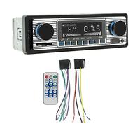 MVOSJFIE 4-Channel 60W Bluetooth Car Radio Plastic Car MP3 Player with Wiring Protection Function for Car