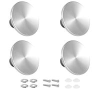 MVOSJFIE 4 Sets Dutch Oven Knob Stainless Steel Replacement Knob Pot Lid Handle for, Aldi, Lodge Enameled Dutch Oven