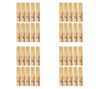 MVOSJFIE 40Pcs Clarinet Reeds Strength 2.5 2-1/2 Bamboo Woodwind Instrument Parts & Accessories