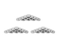 MVOSJFIE 45 Packs Stainless Steel Regular Mouth Silver Jar Lids with Straw Hole Compatible with Jar