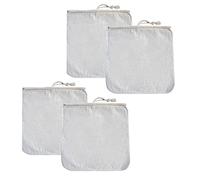 MVOSJFIE 4Pack Organic Reusable Cold Filters Bag,12 Inch Wine Brewing Filters Eco-Friendly Mesh Cotton Filter