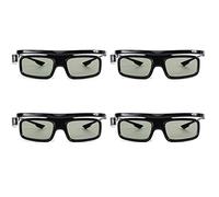 MVOSJFIE 4Pcs Dlp-Link Active Shutter 3D Glass Gl1800 Rechargeable Eyewear for 3D Projector R20 R19 R15 P12 R9 R7