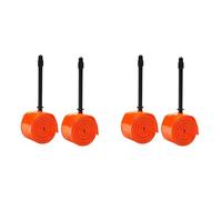 MVOSJFIE 4Pcs Ultralight Bike Tpu Inner Tube 700 X 18-32C Road Bicycle Tire Tube Length 65mm Length French Super Light Tube