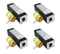 MVOSJFIE 4X POE 1000M Network Protector POE 1000M Monitor Camera Surge Protector RJ45 Gigabit Ethernet Protection Device Arrester