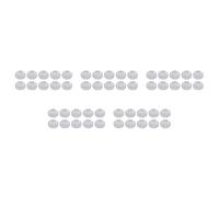 MVOSJFIE 50 Pcs Small Round Transparent Plastic Coin Capsules Box 33mm