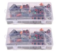 MVOSJFIE 500Pcs Deutsch DT Series Waterproof Wire Connector Kit DT06-2/3/4/6S DT04-2/3/4/6P Automotive Sealed Plug with Pins Box