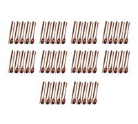 MVOSJFIE 50X Teak Wooden Spoons and Chopsticks Set, Non-Stick Spoons Soup-Teaspoon for Kitchen Cooking Utensil Tools