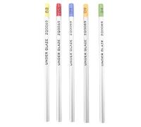 MVOSJFIE 5Pcs Underglaze Pencils for Pottery for Decorating Fused Glass and Under Glaze Ceramics A