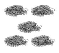 MVOSJFIE 5X Cast Iron Cleaner -Premium 316 Stainless Steel Chainmail Scrubber, 8x6 Inch