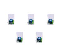 MVOSJFIE 5X DC 12V 1CH Relay Receiver 433MHz Universal Wireless Remote Control Switch 433 MHz Transmitter Button Module DIY
