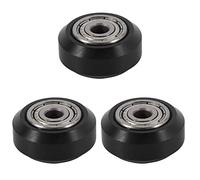 MVOSJFIE 60Pcs/Slot POM Plastic Wheel Pulleys Ball Bearings 625ZZ 3D Printer Parts Round Idler Gear Part V 3D Printer