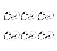 MVOSJFIE 6X USB Call Center Headset with Noise Cancelling Mic Monaural Headphone for PC Home Office Phone Service Plug and Play