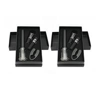 MVOSJFIE 8 Pcs Wine Opener Set, Air Pressure Pump Bottle Opener Gift Box Includes Wine Opener Kit