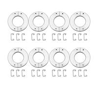 MVOSJFIE 8Pcs Upgrade Metal Wheel Weight Op Tire Counterweight for Rc Car B14 B16 B24 B36 B14K B24K C14K Increase Balance