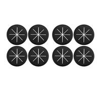 MVOSJFIE 8X Desk Clue Grommet Wire Hole Cover Suitable for Office PC Desk Cable Wire Cover